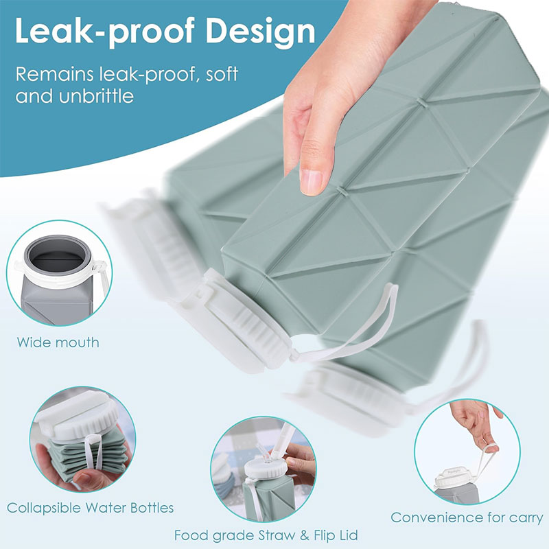 620ml Collapsible Water Bottle - đánh giá và giá Water Bag Collapsible