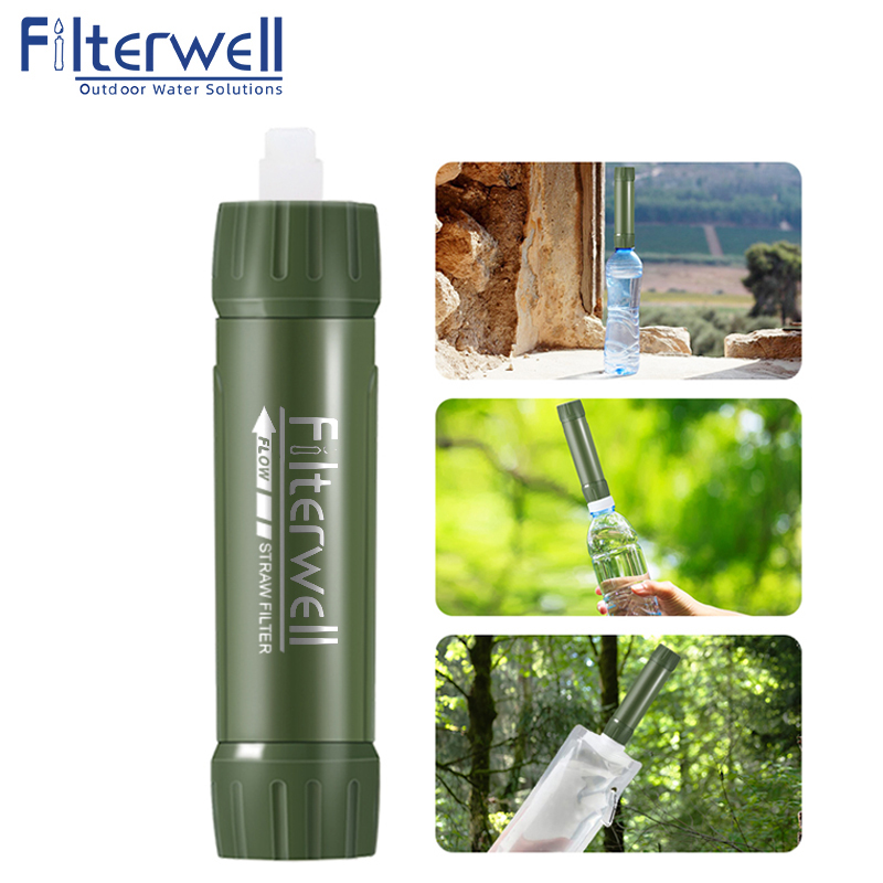 Filterwell Green Mini Travel W - đánh giá và giá Water Purification Straw